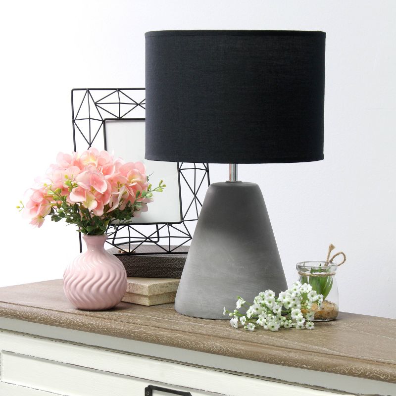 Pinnacle Concrete Table Lamp with Shade - Simple Designs, 3 of 7