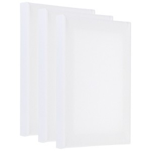 Unique Bargains Painting Canvas Panels Blank Art Board 3 Pcs White - 1 of 4