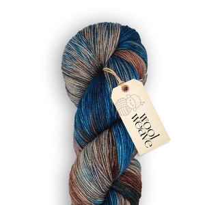 Woolweave Fingering Yarn - Hand Dyed Variegated Yarn - 75% Merino Wool & 25% Polyamide, 438 Yards, 100g - Cabin in the Woods - 1 of 4