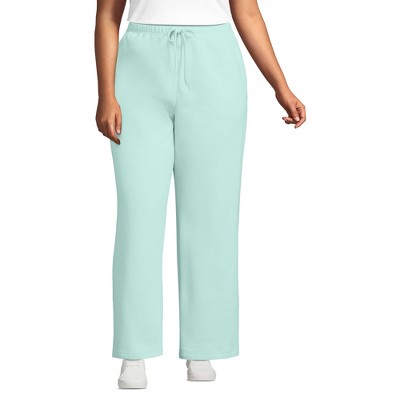 Lands' End Women's Serious Sweats High Rise Relaxed Straight Leg Pants