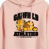 Women's - Garfield - Sleeping Athletics Cropped Graphic Hoodie - 2 of 3
