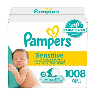 Pampers Sensitive Baby Wipes - 1008ct