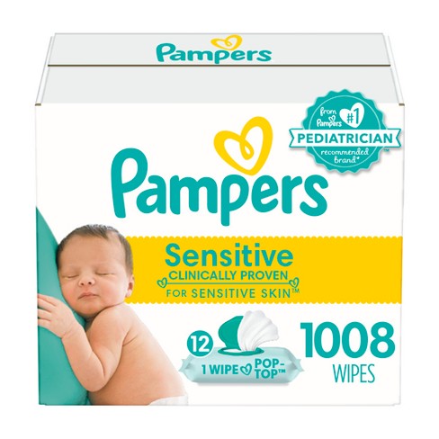 Pampers Sensitive Baby Wipes select Count Target