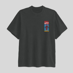 Men's Upside Down Spider-Man Graphic T-shirt - Black : Target