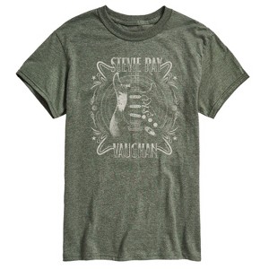 Men's - Stevie Ray Vaughan - Blues Rock Music Guitar Short Sleeve Graphic T-Shirt - 1 of 4