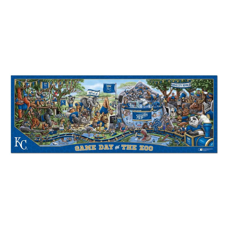 MLB Kansas City Royals Game Day at the Zoo Jigsaw Puzzle - 500pc, 2 of 4