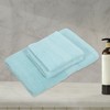 Unique Bargains Soft Absorbent Cotton Bath Towel for Bathroom kitchen Shower Towel 3 Pcs - 2 of 4