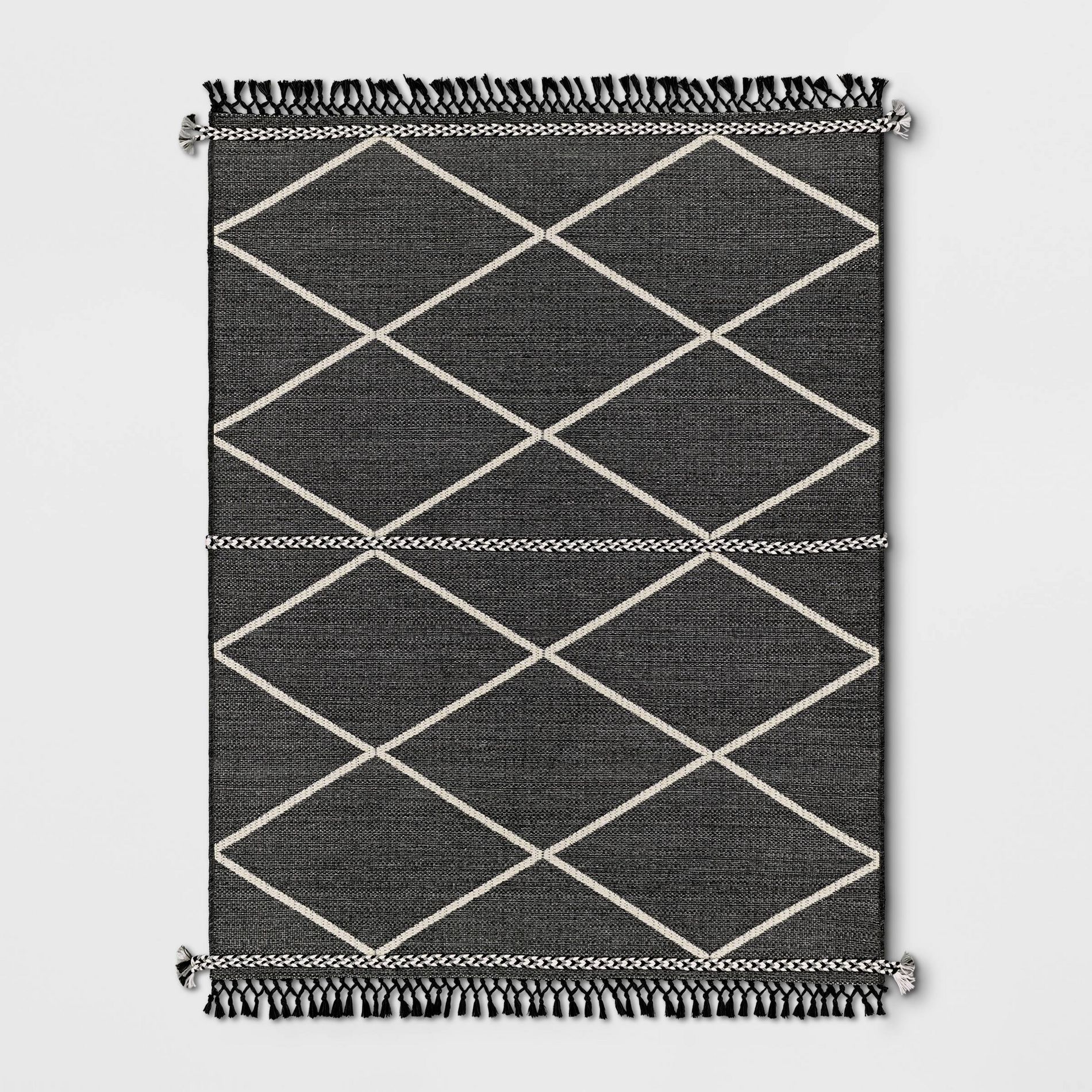 Woven Tapestry with Braid Outdoor Rug - Threshold™