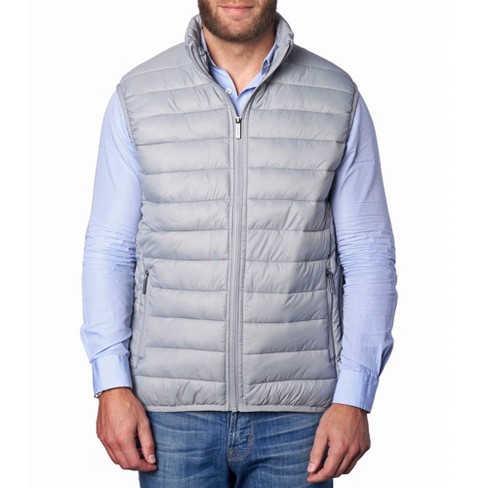 Mens thin sale down vest