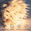 Itopfox Clear Christmas Lights Set with 100 Warm White Mini Bulbs for Indoor Christmas Tree, Garland, Wedding, Party, Festival Decoration - 4 of 4