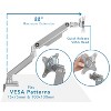 Mount-It! Single Monitor Arm Mount | Full Motion Height Adjustable Articulating Mechanical Spring Arm | Fits 24 - 32 Inch  | C-Clamp and Grommet Base - 3 of 4