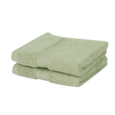 Splash Zero Twist 100% Ring Spun Cotton Face Washcloth Set – Reversible, 550 GSM, Soft, Lightweight, Highly Absorbent Towels for Bathroom