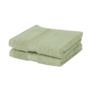 Splash Zero Twist 100% Ring Spun Cotton Face Washcloth Set – Reversible, 550 GSM, Soft, Lightweight, Highly Absorbent Towels for Bathroom - 1 of 4