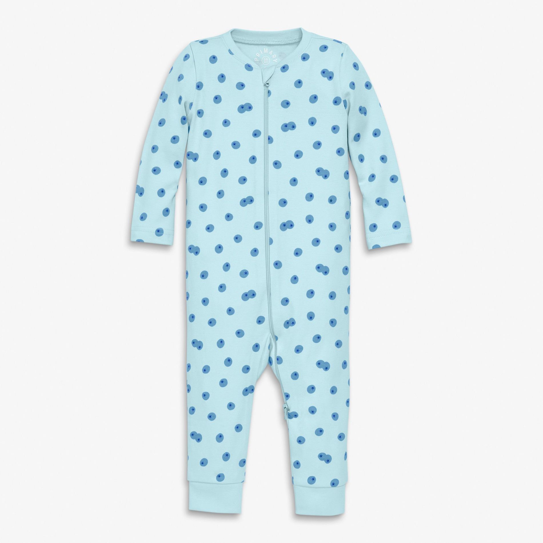 Primary Baby Organic Zip Romper