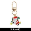 Unique Bargains Christmas Keychain Lobster Clasp Zinc Alloy Colorful 2.17" 1 Pc - 2 of 4