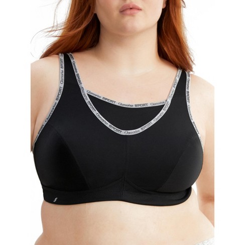 Glamorise Women's No-bounce Camisole Sports Bra - 1066 40d Black Logo :  Target