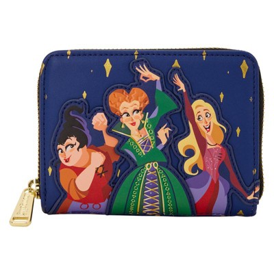 Loungefly Hocus Pocus - Sanderson Sisters Night Sky Zip Around Wallet