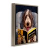 Stupell Industries Dog with Bird Watching Book, 18" x 18" - 3 of 4