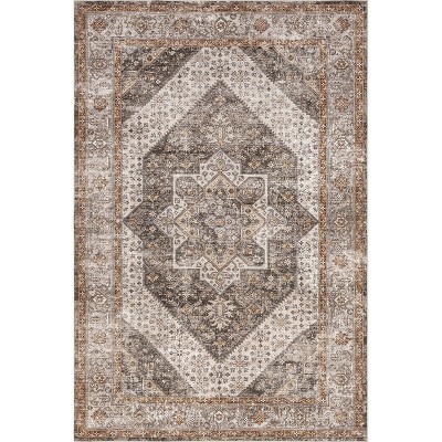 nuLOOM Sanna SplashGuard Waterproof Machine Washable Area Rug