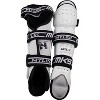 Mylec MK5 Street & Roller Hockey Full Shin Pads, Lightweight Foam Rubber, Breathable Mesh, Velcro Straps, Hard Front Shell - 1 Pair - 3 of 4