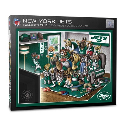 NFL New York Jets Purebred Fans 'A Real Nailbiter' Puzzle - 500pc