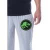 Jurassic Park Mens' Isla Nublar Dinosaur Film Movie Sleep Pajama Set Multicolored - 3 of 4