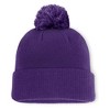 NCAA Northwestern Wildcats Cuffed Pom Hat - 2 of 2