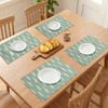 REGALWOVEN Plastic Placemats Set of 6 Placemats for Dining Table Decor Indoor Outdoor Washable Kitchen Table Mat Wipe Clean - 3 of 4