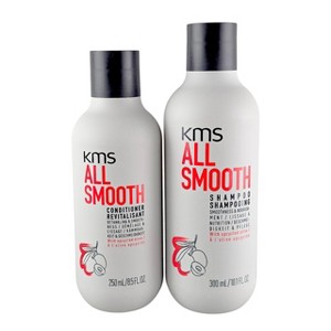 KMS All Smooth Shampoo 10.1 oz & Conditioner - (8.5 oz) - DUO SET KIT - Smooth Hair, No Limit: Your Frizz-Fighting Duo for 72-Hour Sleekness - 1 of 4
