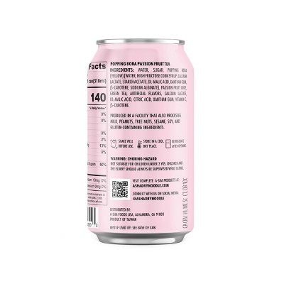 A-Sha Kuromi x Katseye RTD Popping Boba Passionfruit - 10.5 fl oz