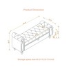 NicBex Storage Ottoman Bench for Bedroom,Velvet Storage Bench with Large Storage Space,Ottoman for Living Room,Bedroom,Entryway - 3 of 4