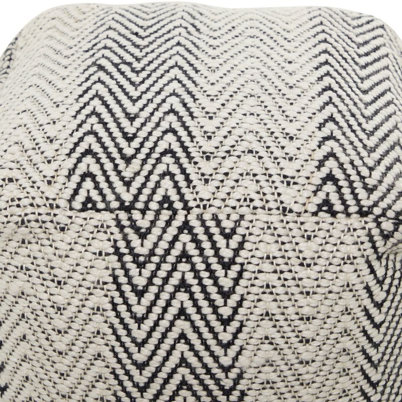 Bohemian Indoor/Outdoor Fabric Pouf - Olivia & May, 6 of 11