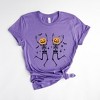Simply Sage Market Women's Pumpkin Skeleton Short Sleeve Graphic Tee - 3 of 4