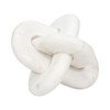 Decorative Object Marble Knot Sculpture for Home Decor - Stylish Figurine and Statues Inspired Living Room Decorations - 2 of 4