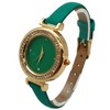 Olivia Pratt Thin Solid Color Strap and Rhinestones Women Watch - 2 of 4