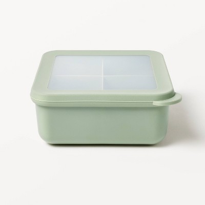 Oxo Pop 0.6qt Plastic Rectangle Airtight Food Storage Container White :  Target