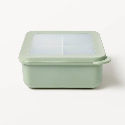 Snap And Store Divided Rectangle Food Storage Container - 3ct/24 Fl Oz - Up  & Up™ : Target