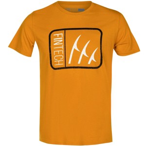 Fintech Box Logo Graphic T-Shirt - Inca Gold - 1 of 2