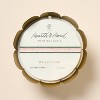 5 Wick Large Scalloped Brass Footed Jar Candle Mulled Spice 22oz - Hearth & Hand™ with Magnolia - 3 of 3
