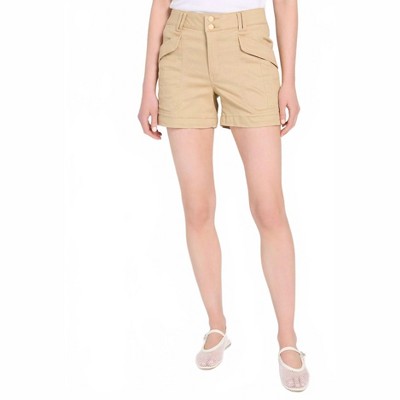 Women's Vintage Walnut Utility Shorts - Democracy