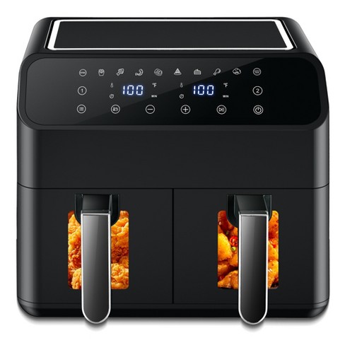 SUGIFT 8-Qt Air Fryer with 2 Baskets 8 Functions - image 1 of 4