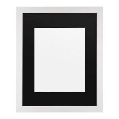 Trademark Fine Art 16"x20" Heavy Duty Eggshell Frame with Black Mat
