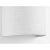 Progress Lighting Inspire 1-Light LED Wall Sconce, White, Summer Linen Shade - 4 of 4