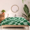 Deny Designs Mariamariacreative Play Checkers Sage King Comforter and Sham Set (2-3pc Set) - 3 of 4