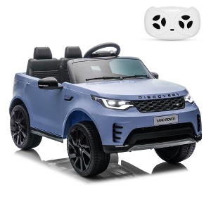 Jojoka 12V Kids Ride On Toys with Remote Control, Dual Drive Battery Powered Electric Car with Music, Lights, Safety Belt for Boys Girls - 1 of 4