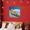 Stupell Industries Sleigh Ride Snowy Penguins Canvas Art - 3 of 4