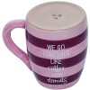 Transpac Valentines Day Coffee and Donut Dolomite Salt and Pepper Shakers Collectables Multicolor 5.65 in. Set of 2 - 3 of 4