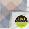 Briarwood Lane Everyday Hand Towel 26x18 Pink and Blue Check Hand Towel - 3 of 3