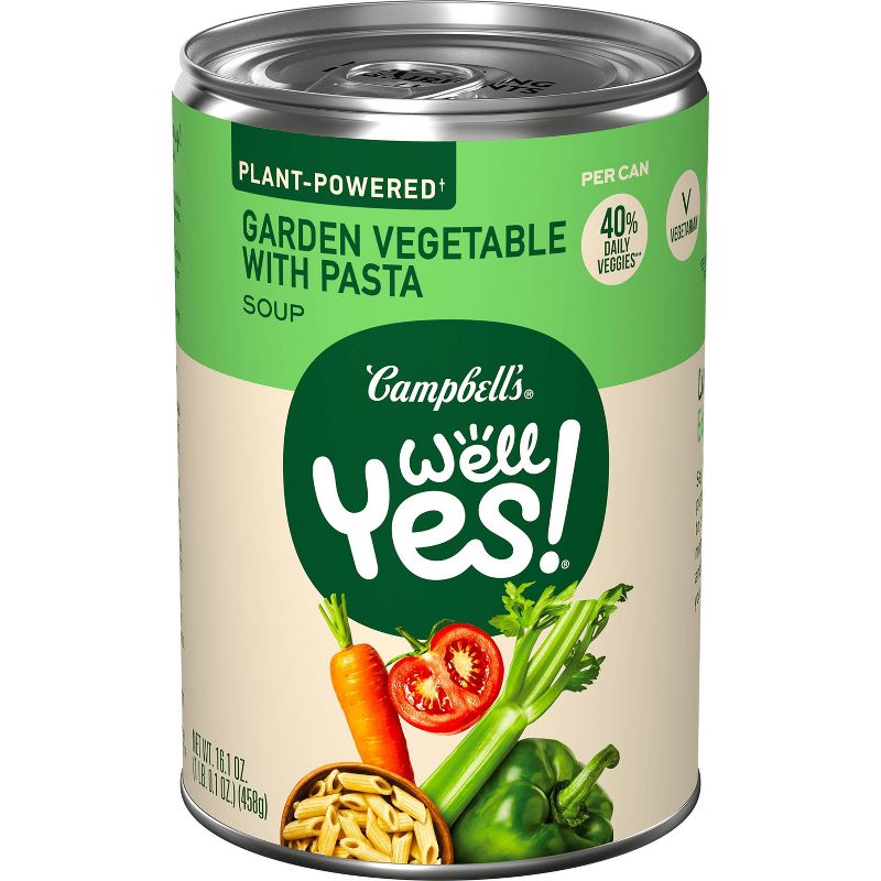 Campbell&#39;s Well Yes! Garden Vegetable Noodle Soup - 16.1oz, 1 of 11