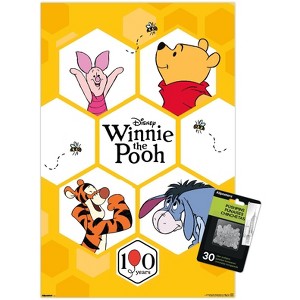 Trends International Disney Winnie the Pooh - 100th Anniversary Group Unframed Wall Poster Prints - 1 of 4